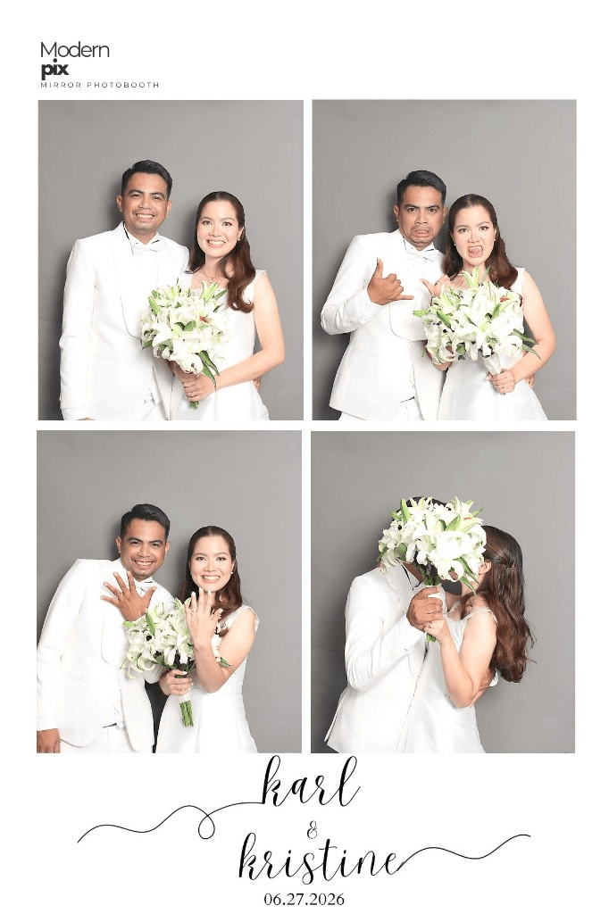 Karl and Kristine photobooth print